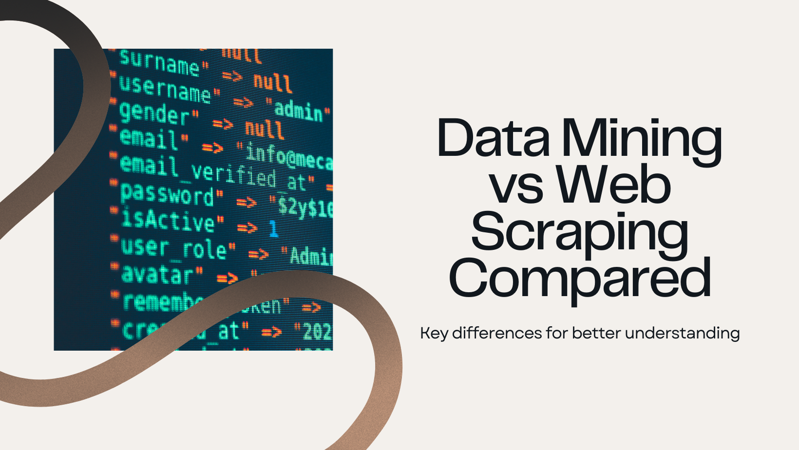 Data mining vs Web scraping from crawl feeds