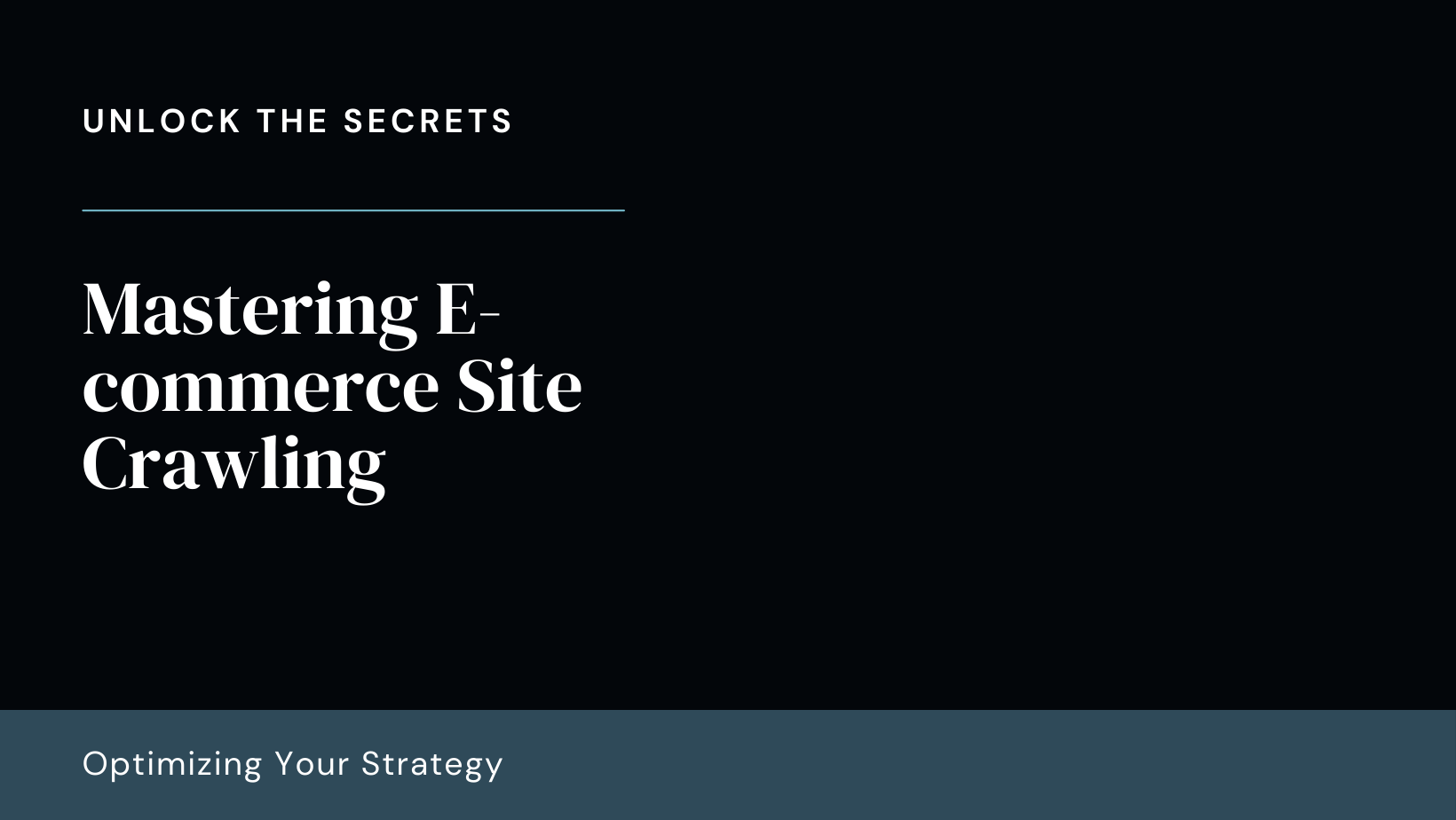 Mastering E-commerce Site Crawling from crawl feeds