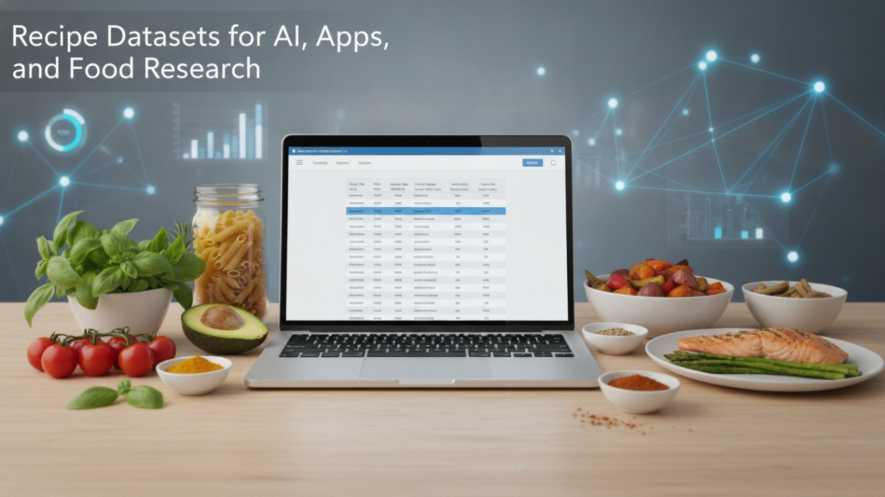 Recipe Datasets for AI, Apps, and Food Research